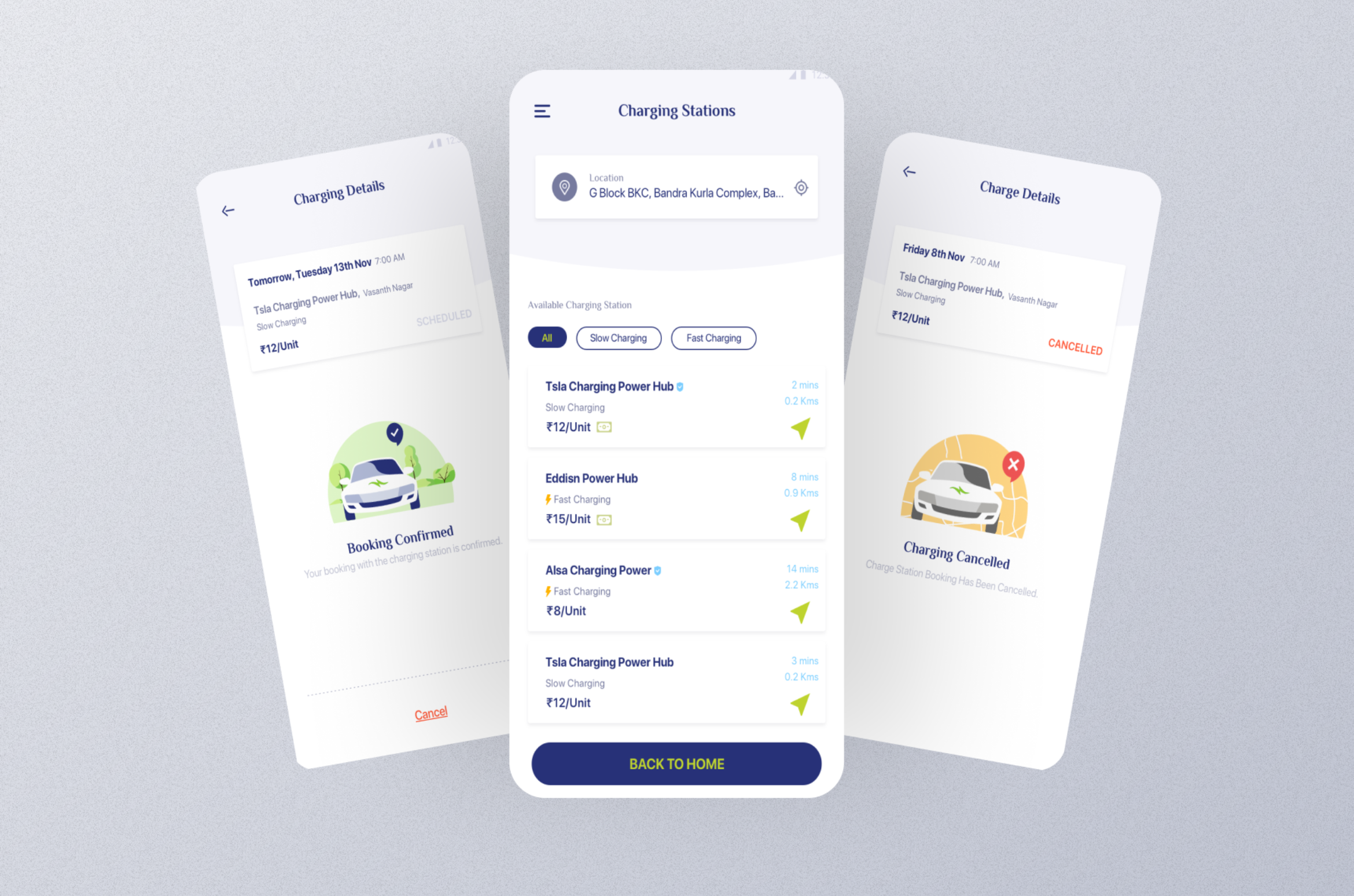 Mahindra Glyd - UI/UX Design for Mobility Application