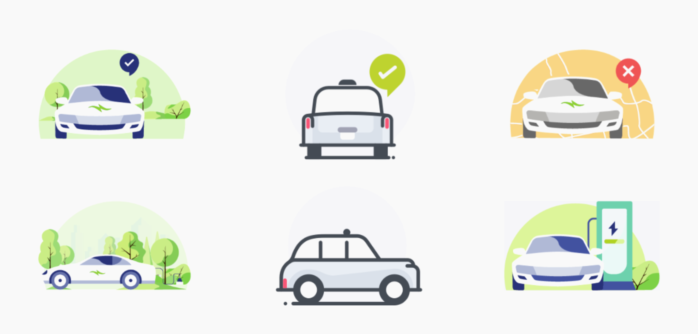 Illustration of Cab and Taxi Booking APplication
